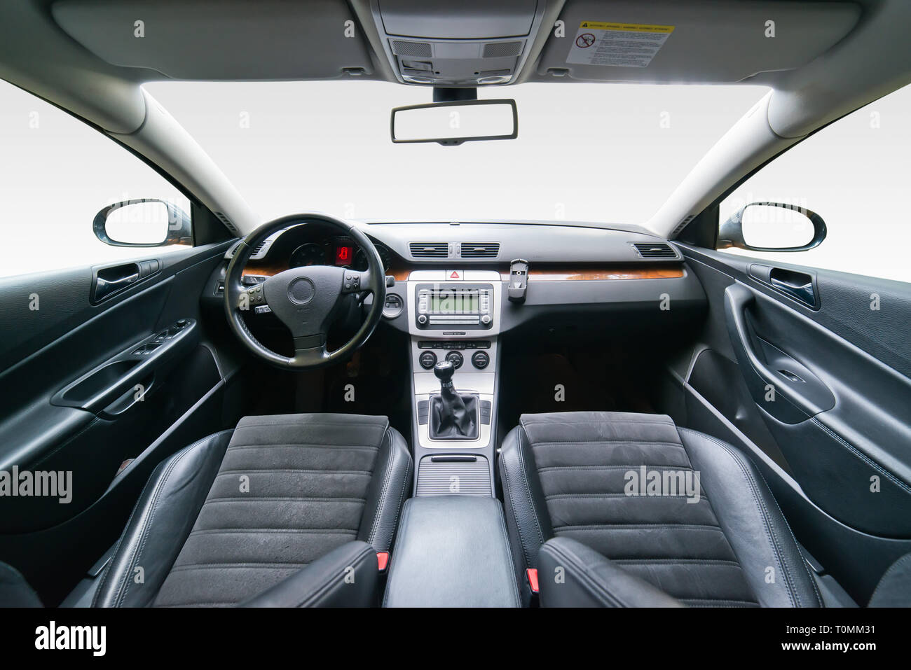 Interior Of Luxury Car Stock Photo - Alamy