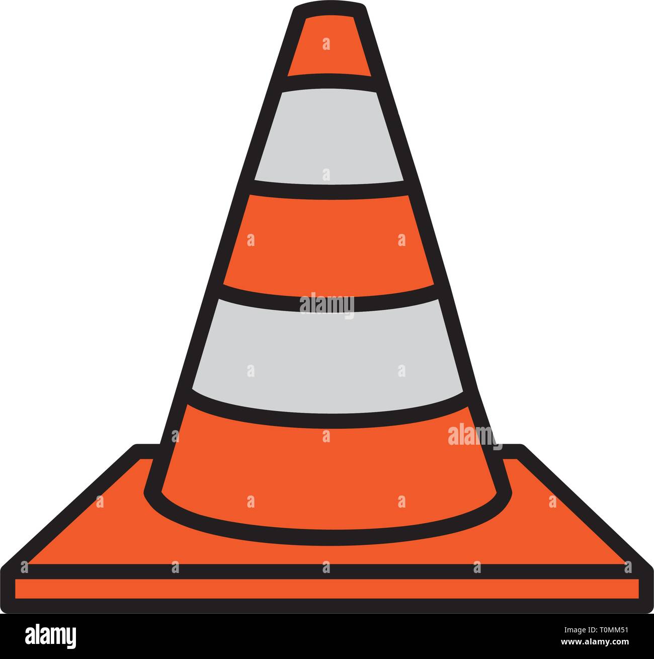 cone, construction icon Stock Vector Image & Art - Alamy