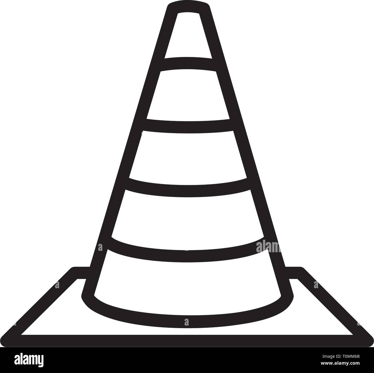 cone, construction icon template Stock Vector Image & Art - Alamy