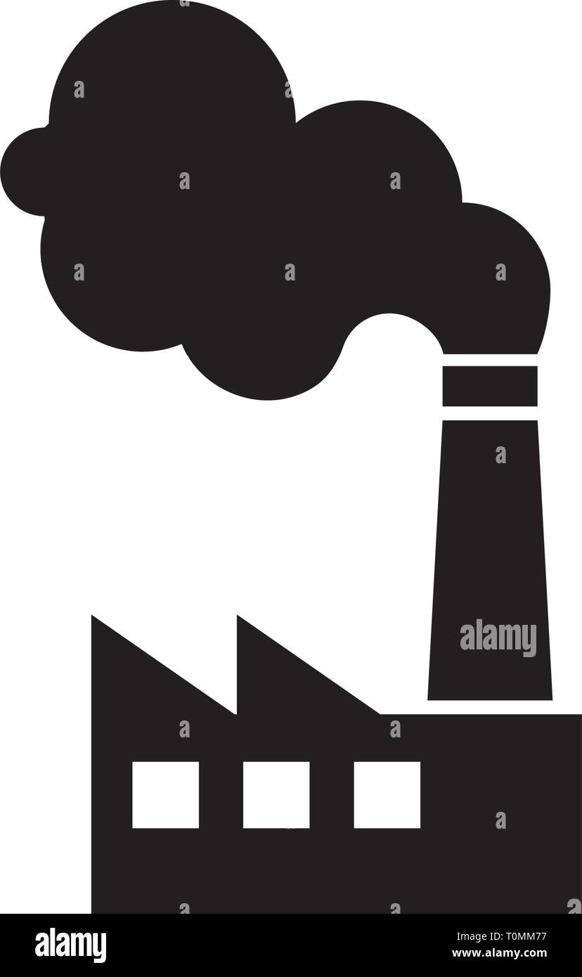 factory icon template Stock Vector