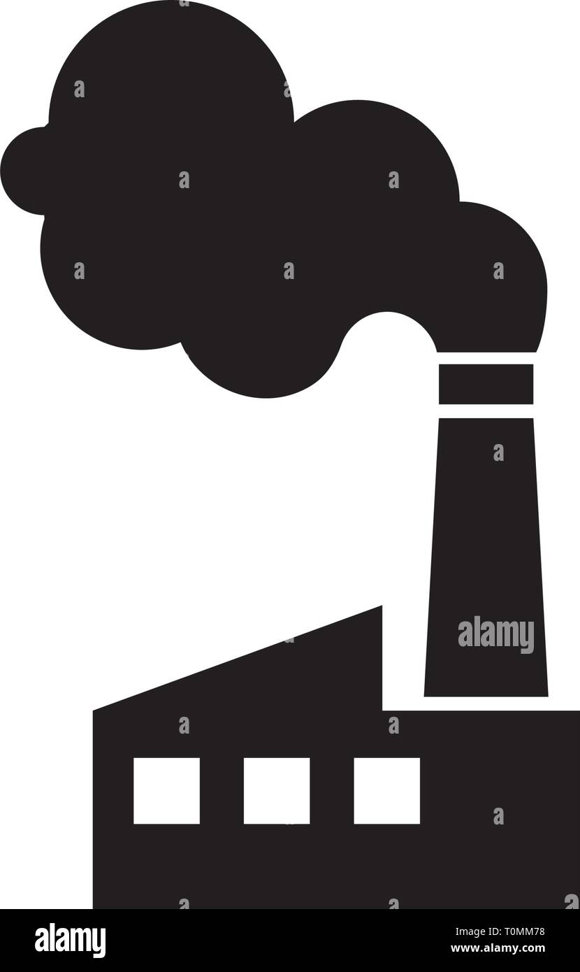 factory icon template Stock Vector