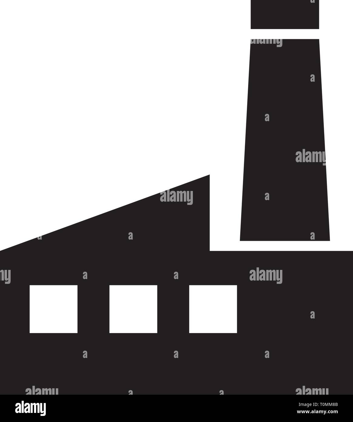 factory icon template Stock Vector