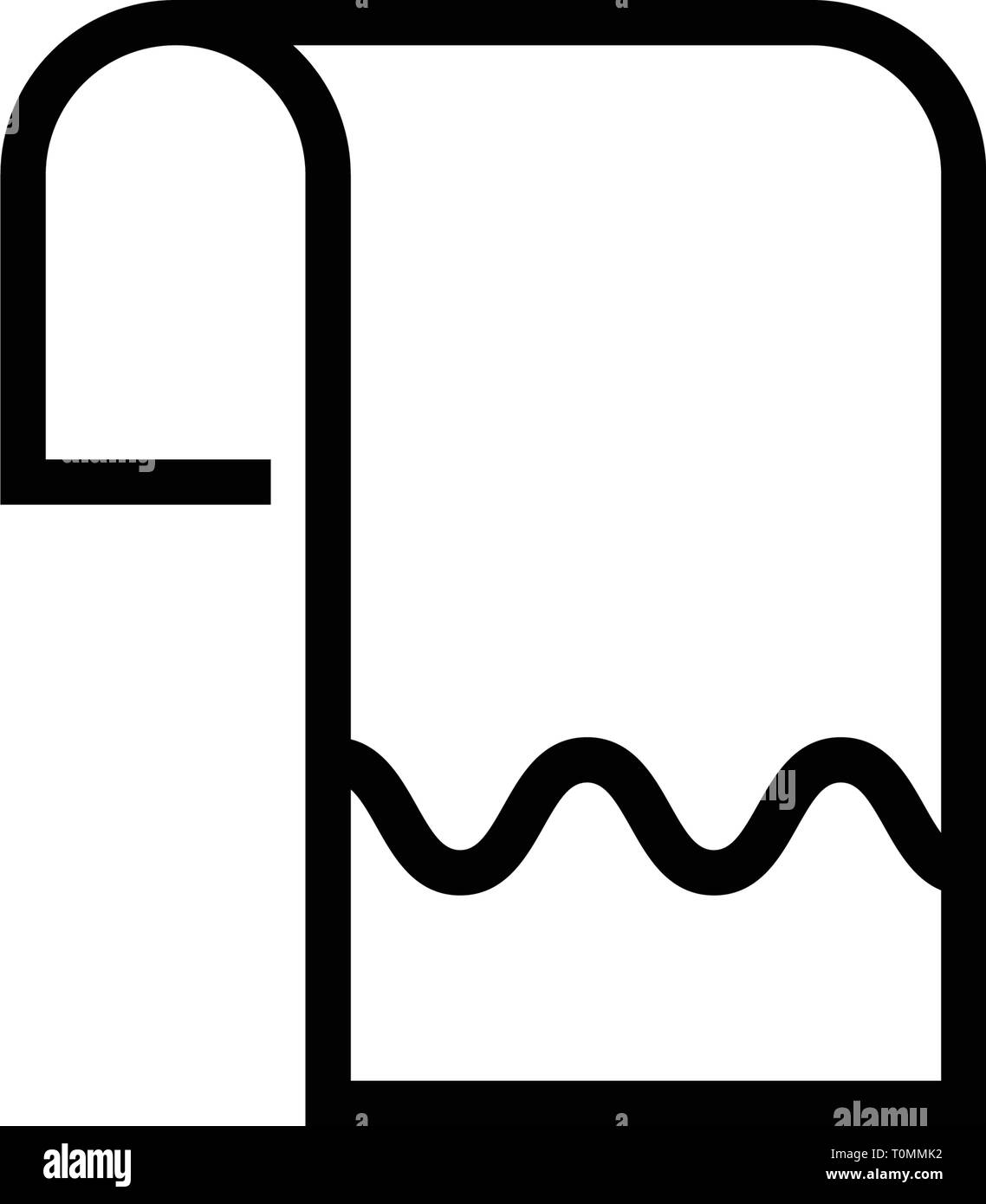 Towel icon design template vector isolated Stock Vector Image & Art Alamy