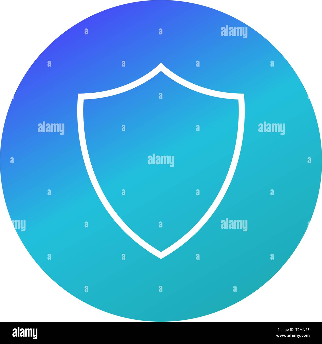 Illustration Shield Icon Stock Photo Alamy