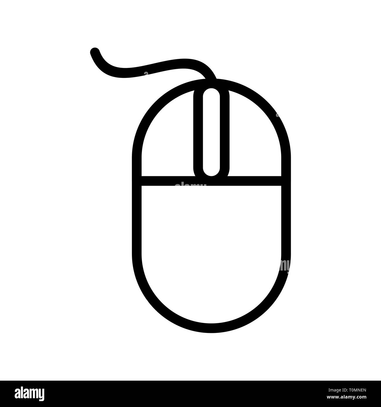 Illustration Mouse Icon Stock Photo Alamy