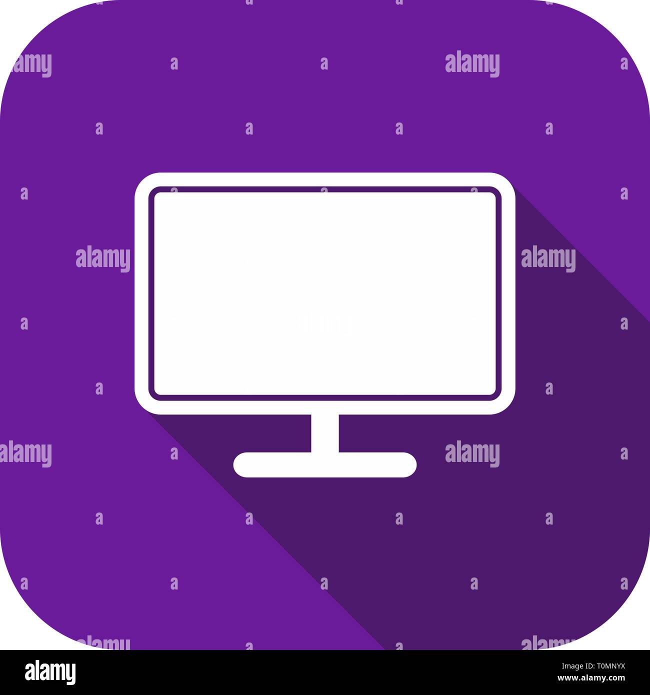 Illustration LCD Icon Stock Photo - Alamy