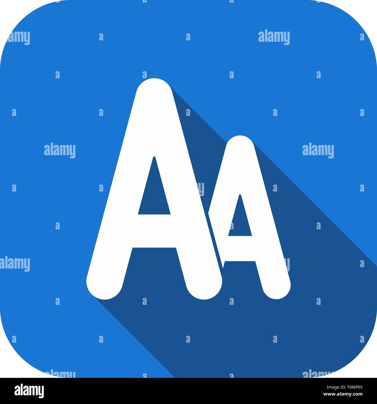 Illustration Font Icon Stock Photo - Alamy