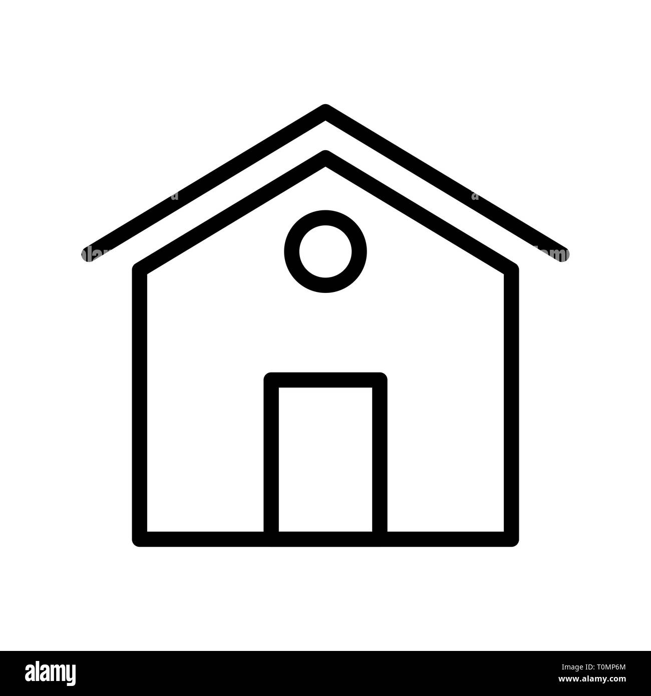 Illustration Home Icon Stock Photo - Alamy