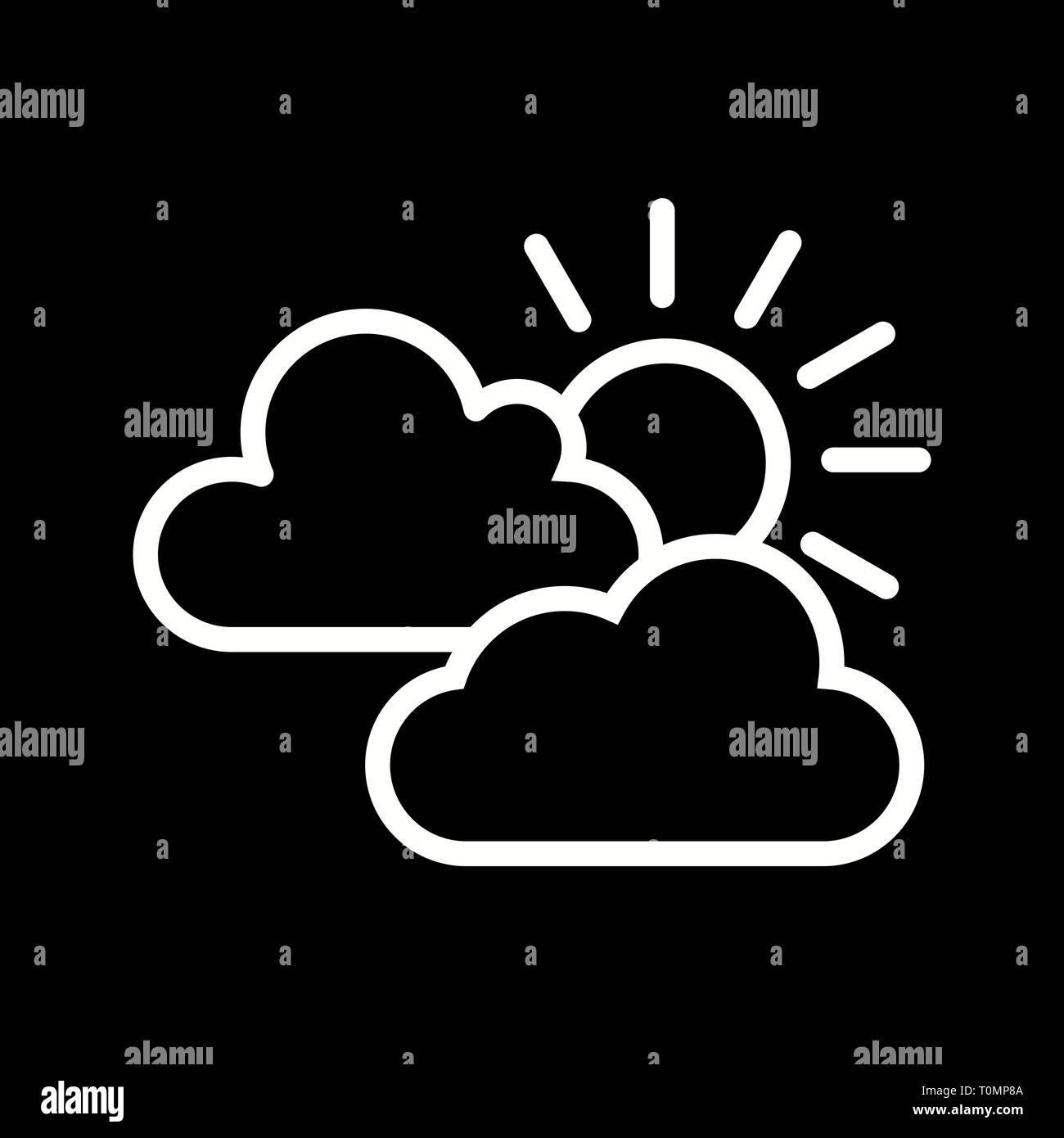 Mostly sunny Black and White Stock Photos & Images - Alamy
