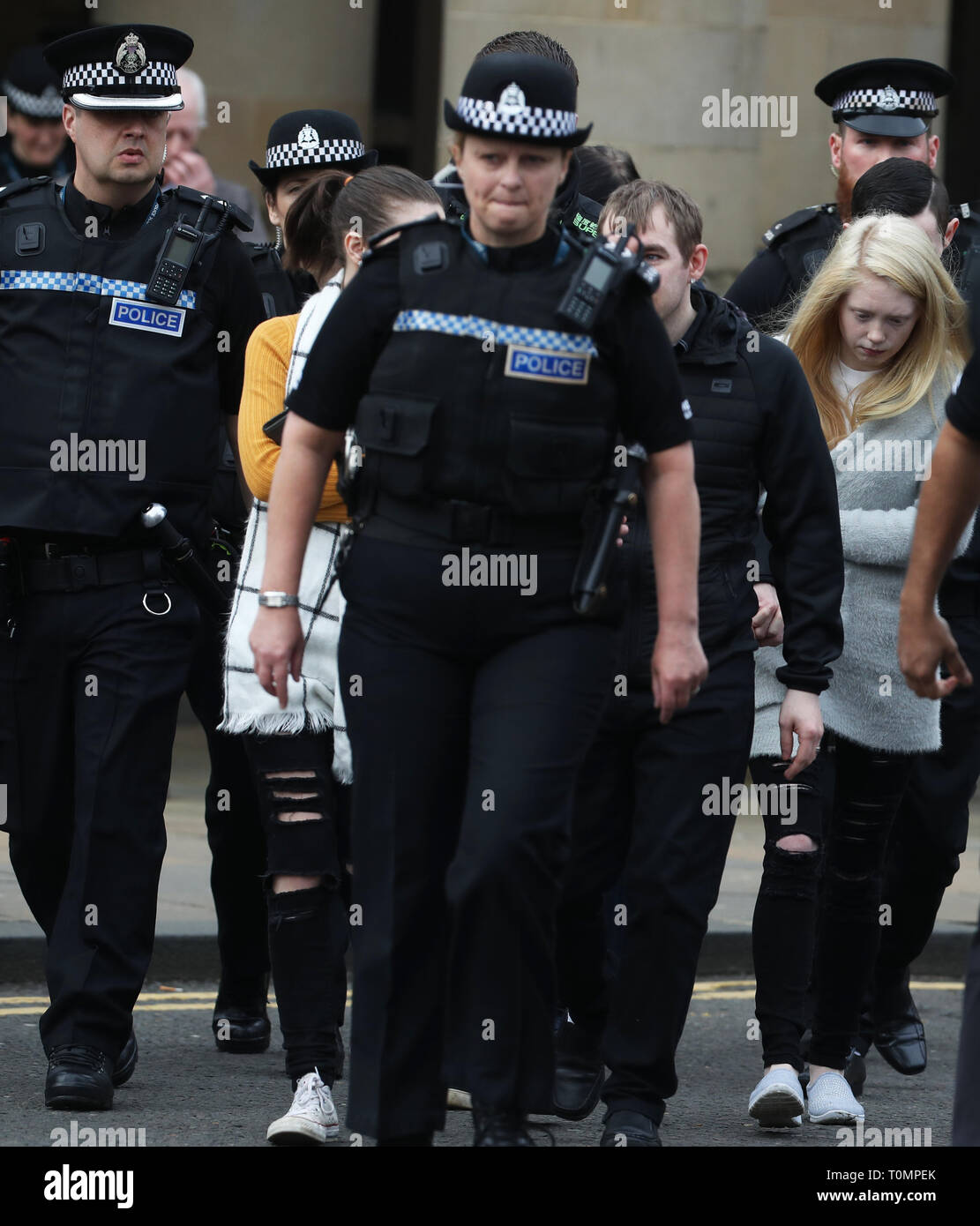 Georgina Lochrane, the mother of Alesha MacPhail, leaves the High Court ...