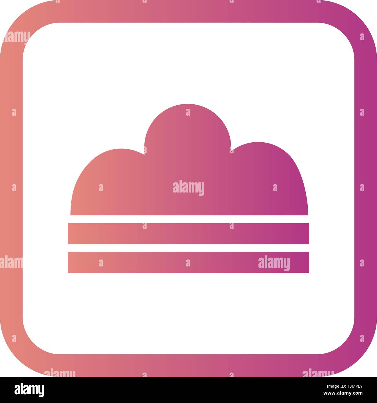 Illustration Fog Icon Stock Photo - Alamy