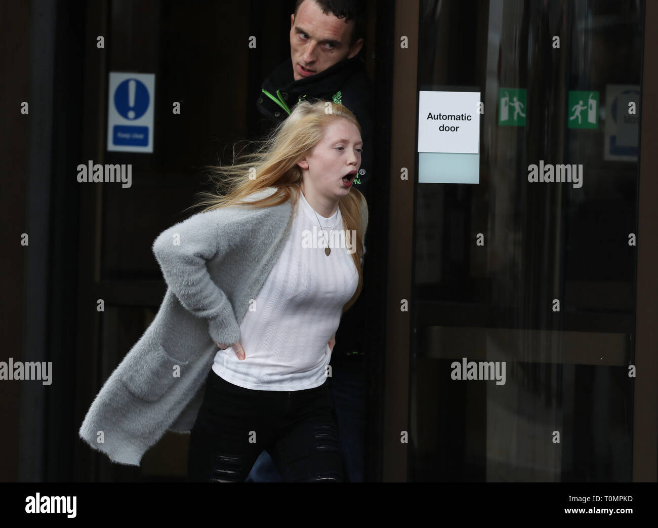 Georgina Lochrane, the mother of Alesha MacPhail, leaves the High Court ...