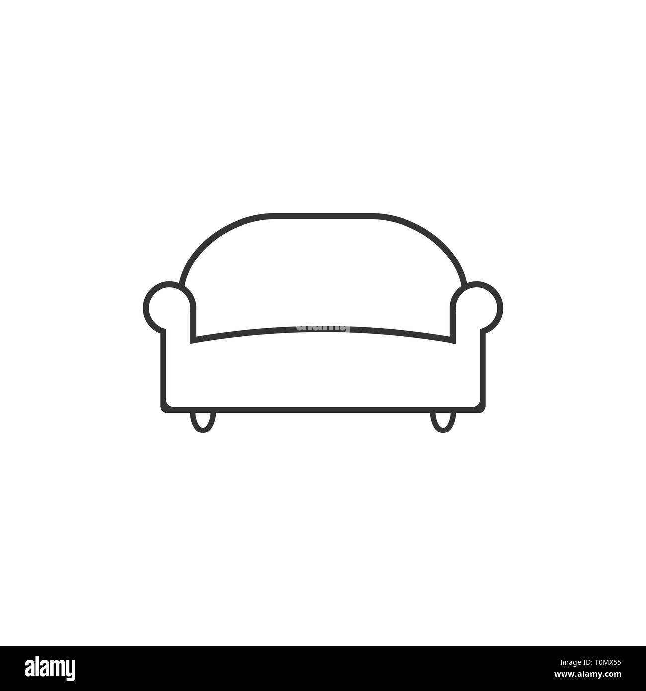 Sofa icon Stock Vector Images - Alamy