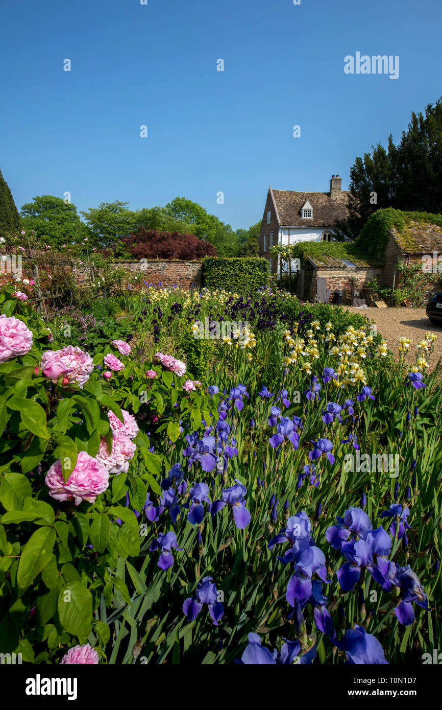 Hemingford Grey Manor; Cambridgeshire; UK Stock Photo Alamy
