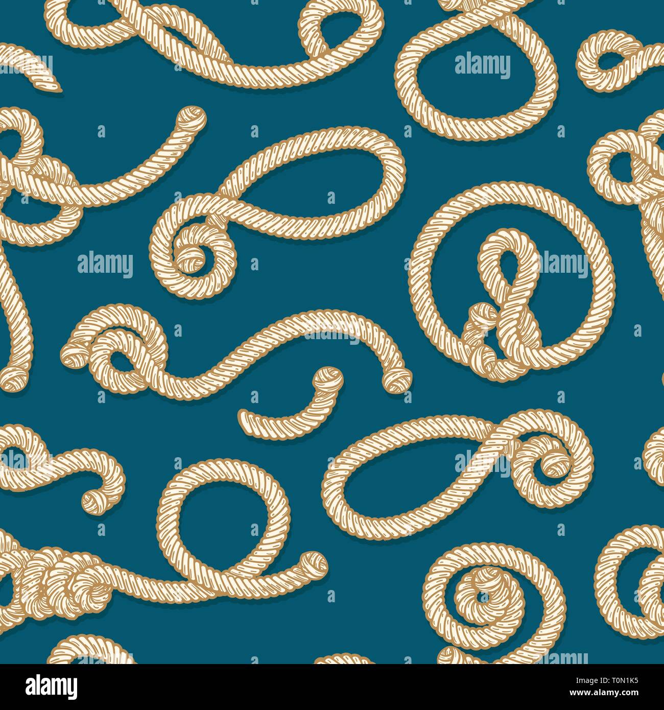 Abstract marine background ropes Stock Vector Images - Alamy