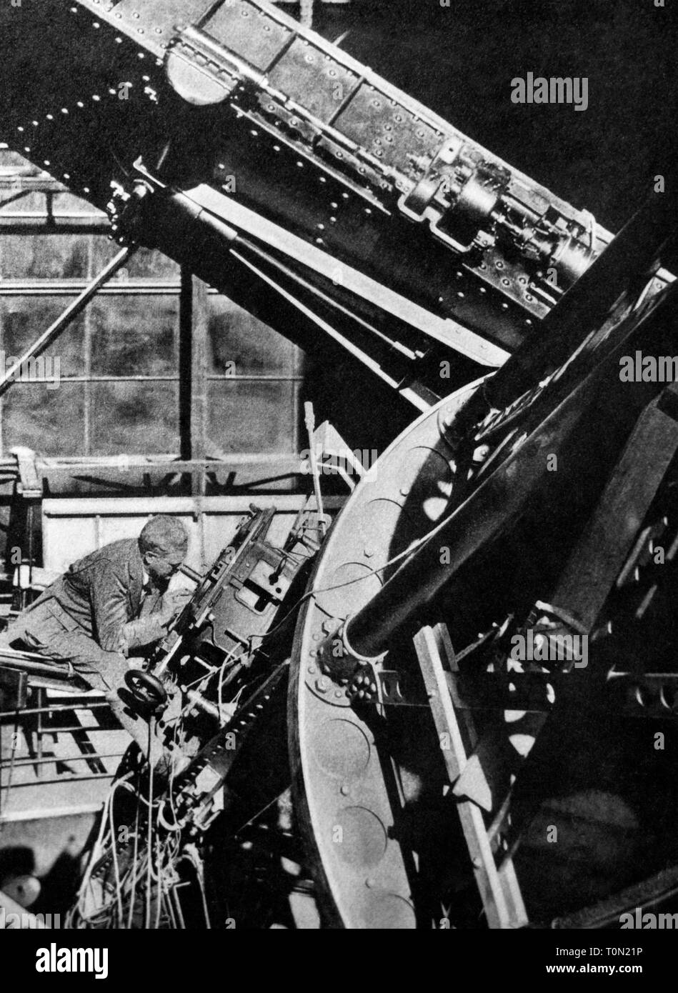 astronomical observatory in California, 1948 Stock Photo