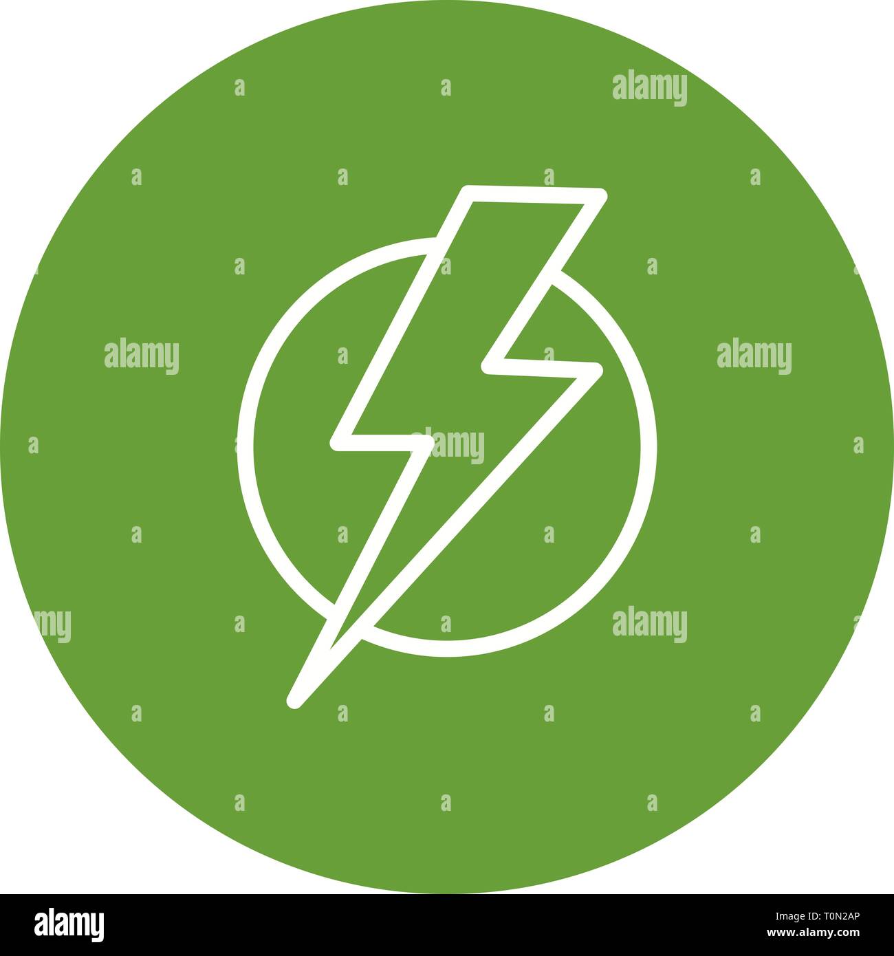 Illustration Electric Shock Icon Stock Photo Alamy
