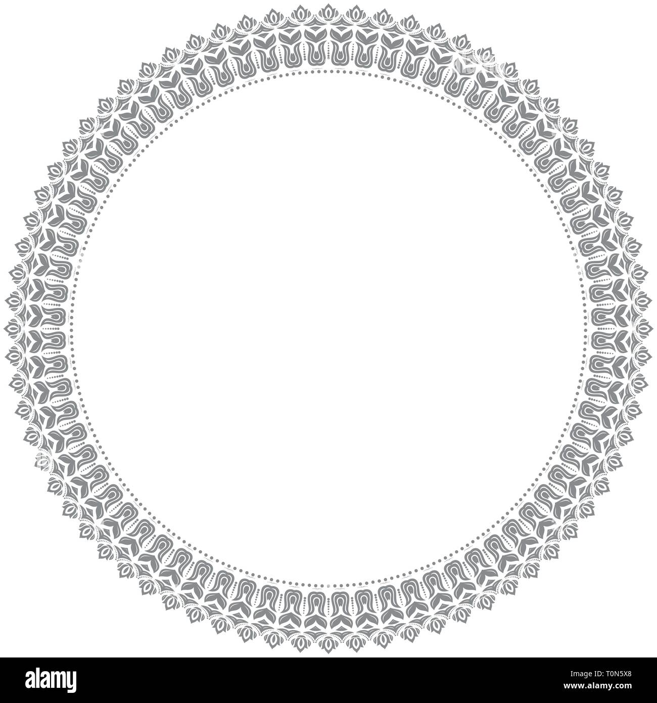 Circle border Stock Vector Images - Alamy