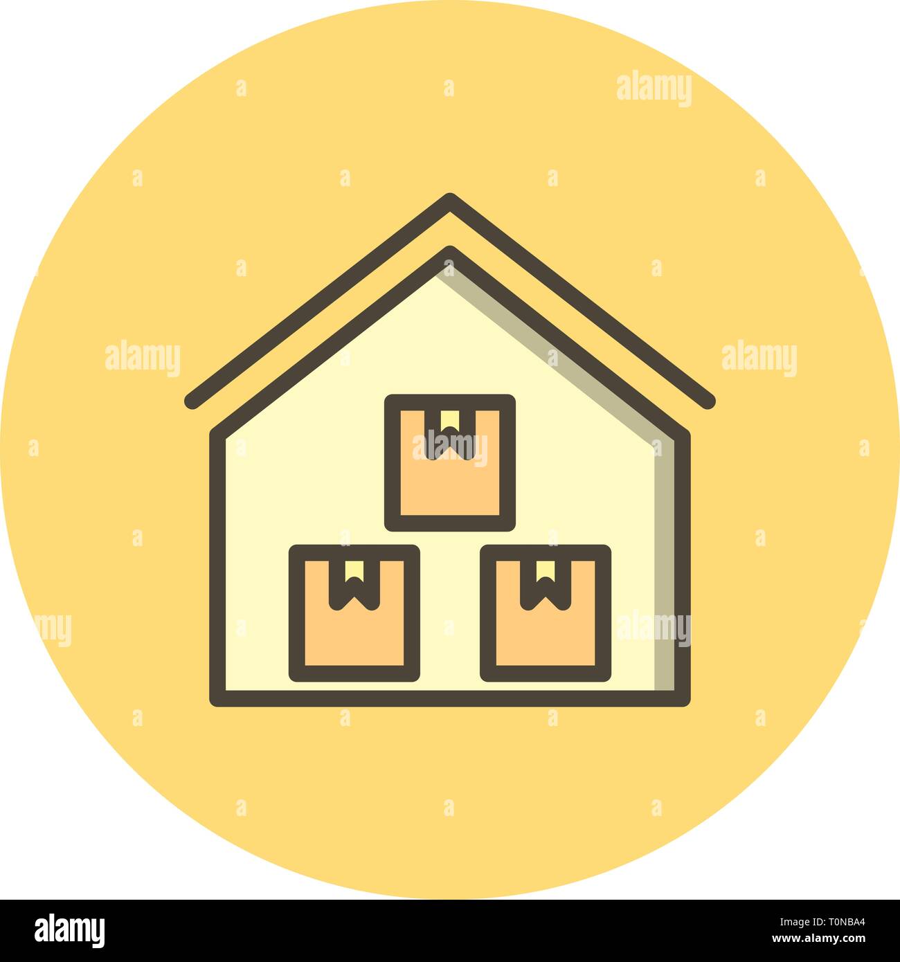illustration storage warehouse icon stock photo alamy https www alamy com illustration storage warehouse icon image241415052 html