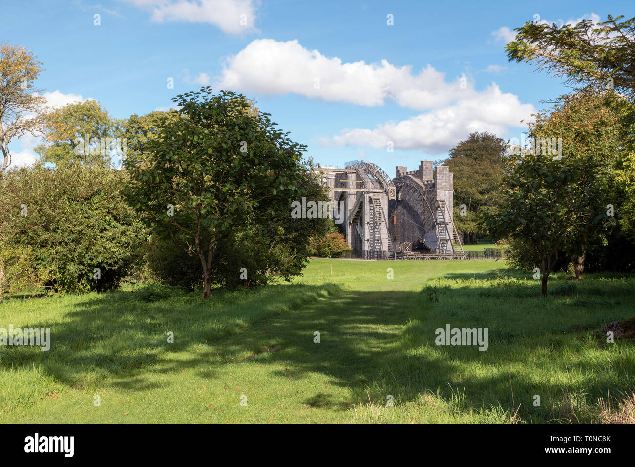 The telescope was the biggest in the world during 19th century.Located