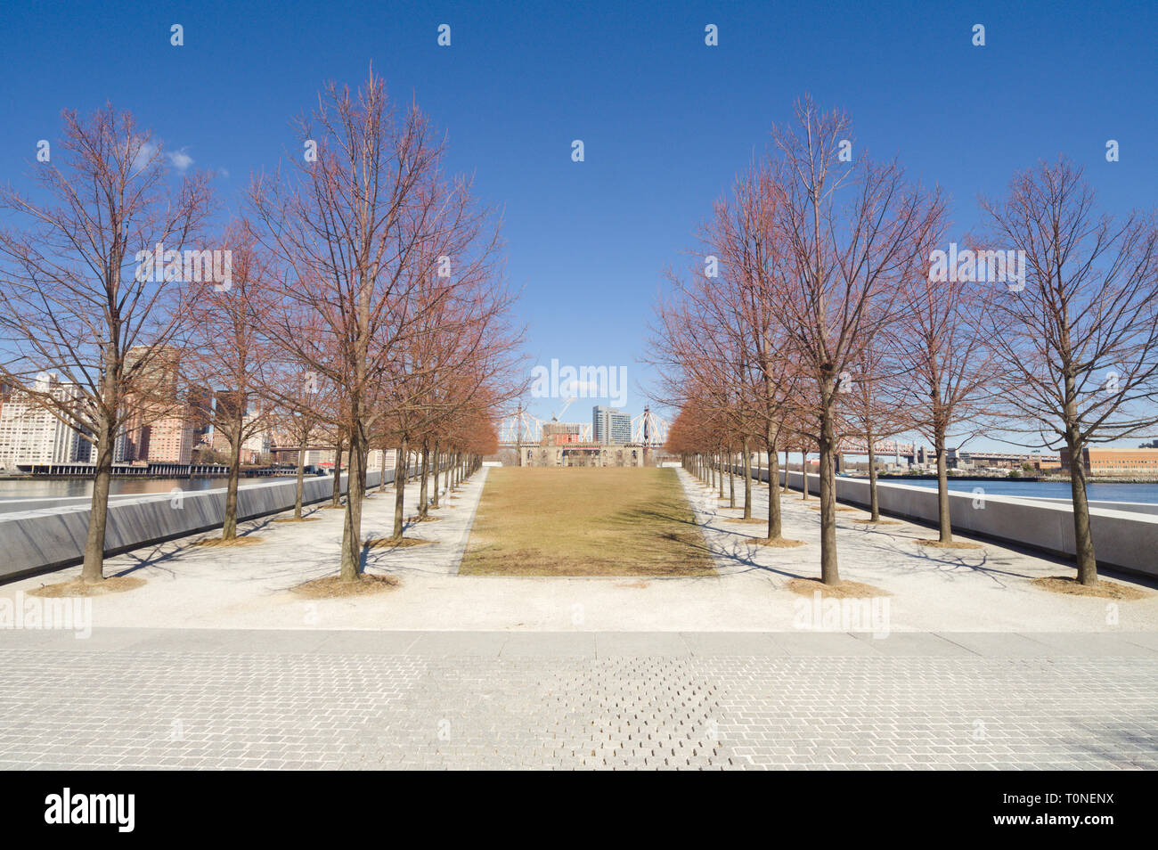 The Smallpox memorial hospital on Roosevelt Island, seen from the