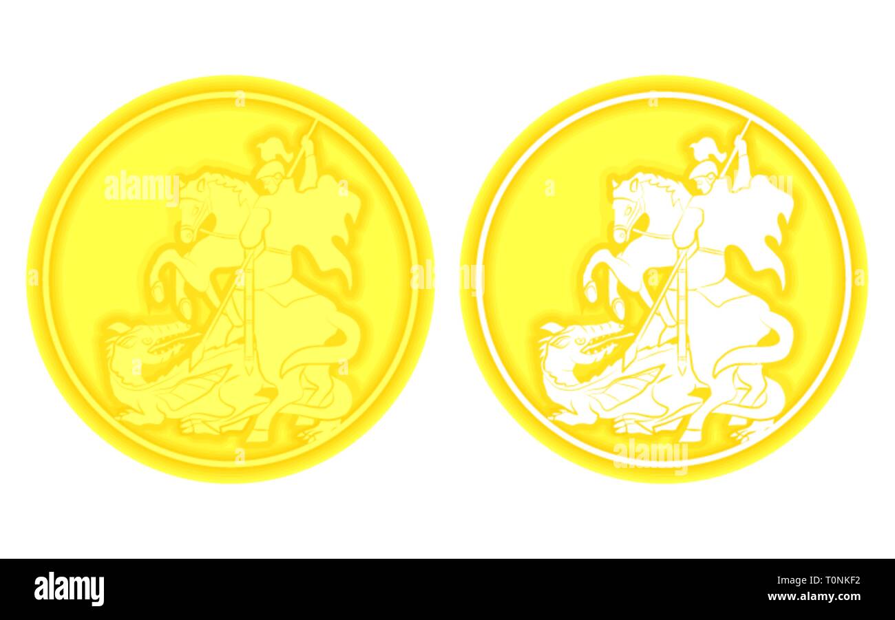 Saint George With Life Stock Vector Images Alamy