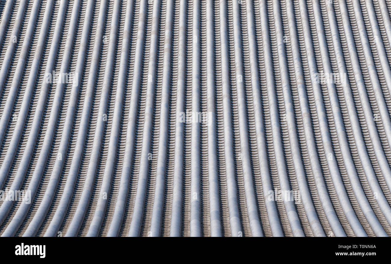 Grey roof tile as background Stock Photo - Alamy