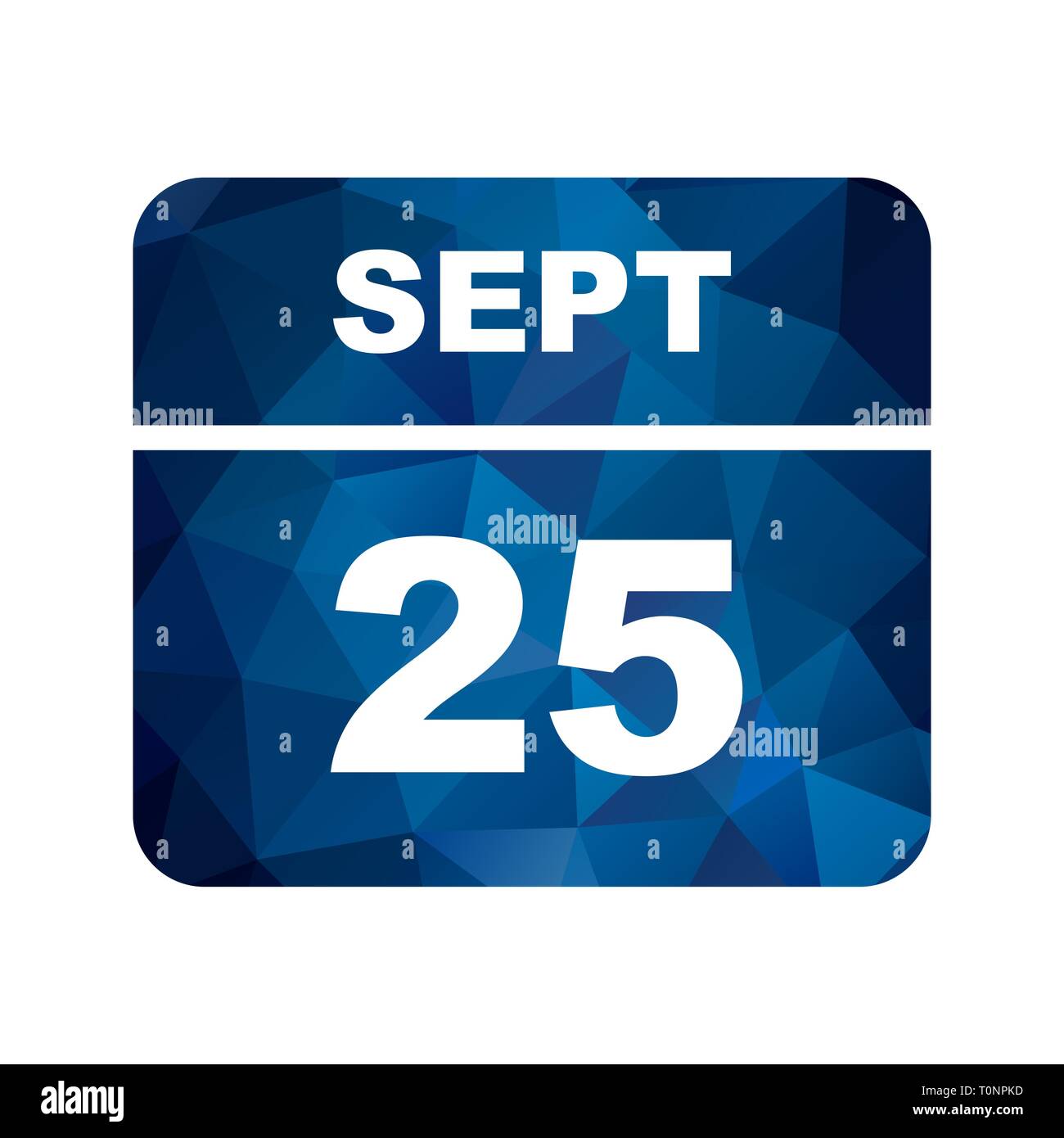 September 25 calendar icon vector flat illustration hires stock photography and images Alamy