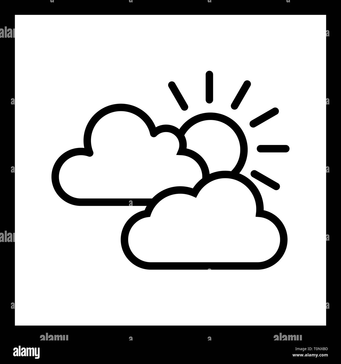 Mostly sunny Black and White Stock Photos & Images - Alamy