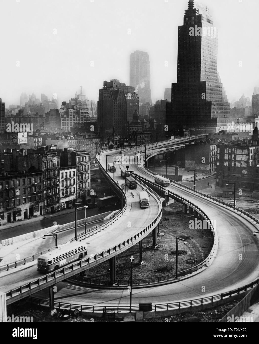 new york, view, 1963 Stock Photo