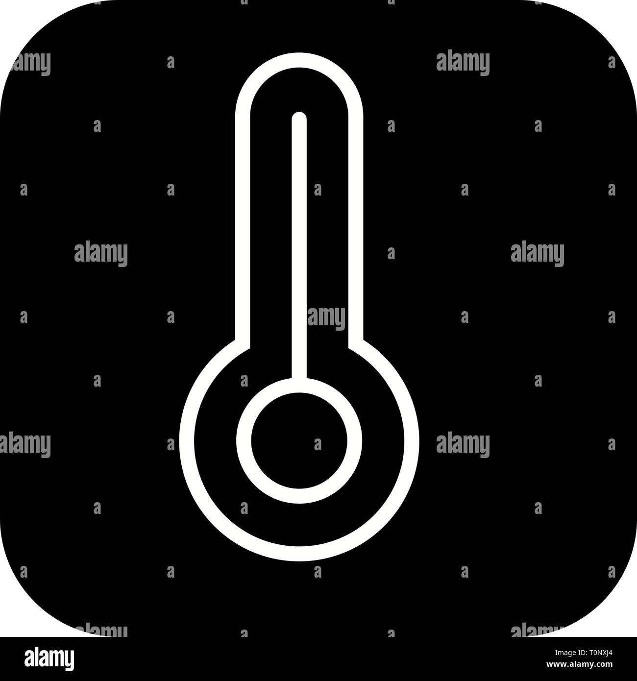 Illustration Temperature Icon Stock Photo - Alamy