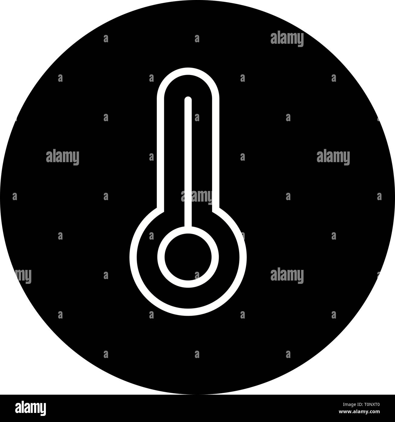 Illustration Temperature Icon Stock Photo Alamy