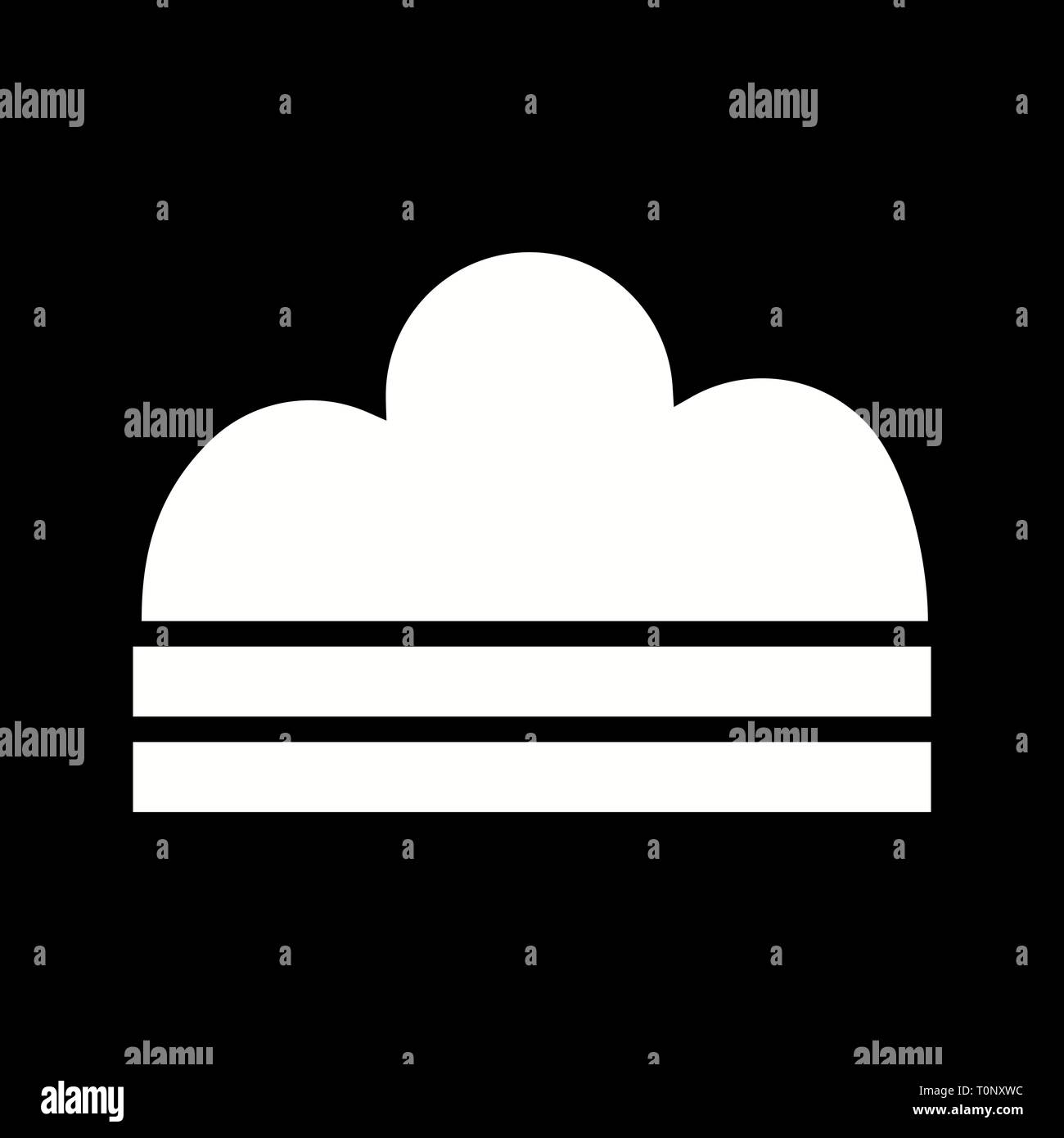 Illustration Fog Icon Stock Photo - Alamy