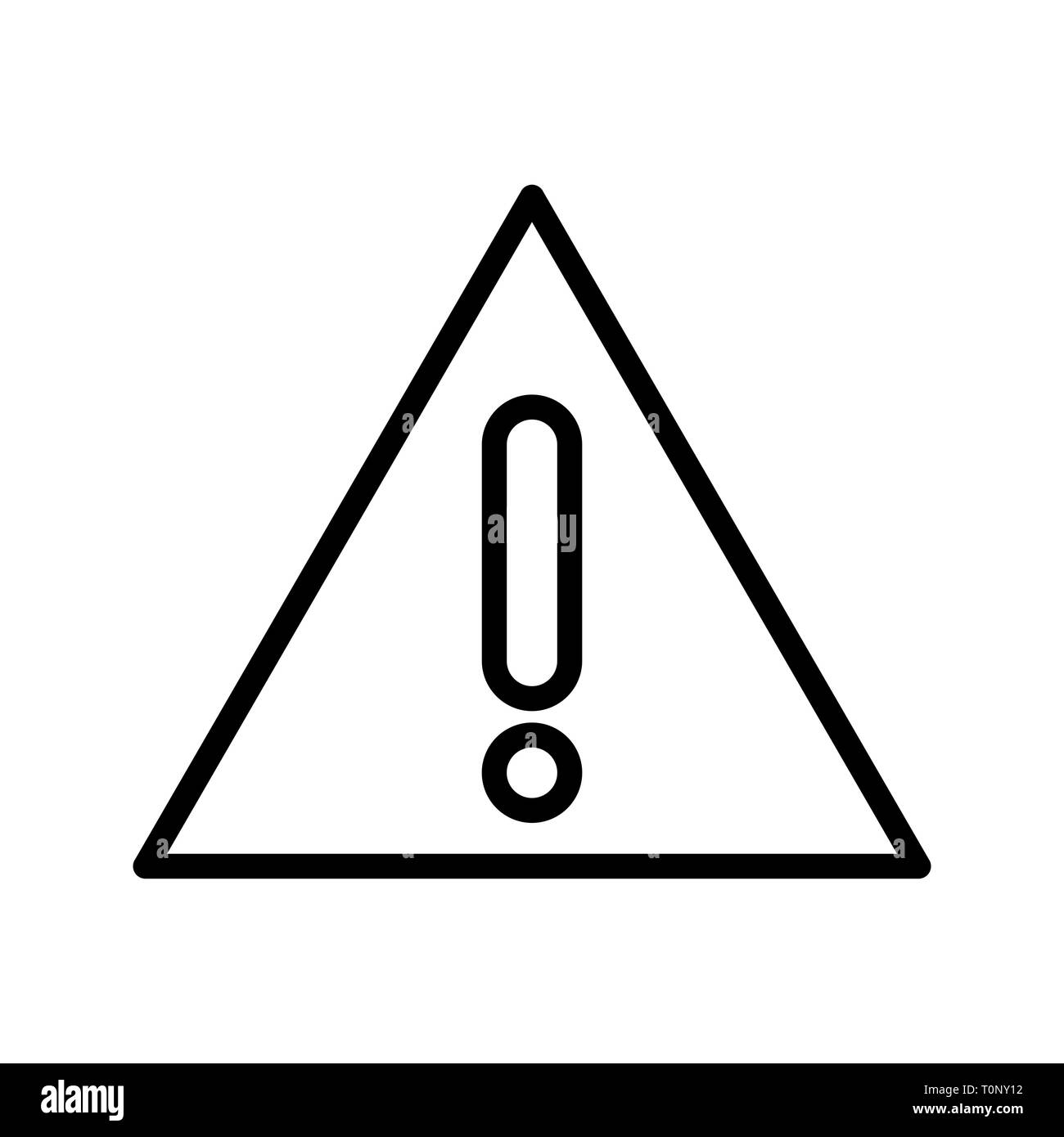 Illustration  Warning board Icon Stock Photo