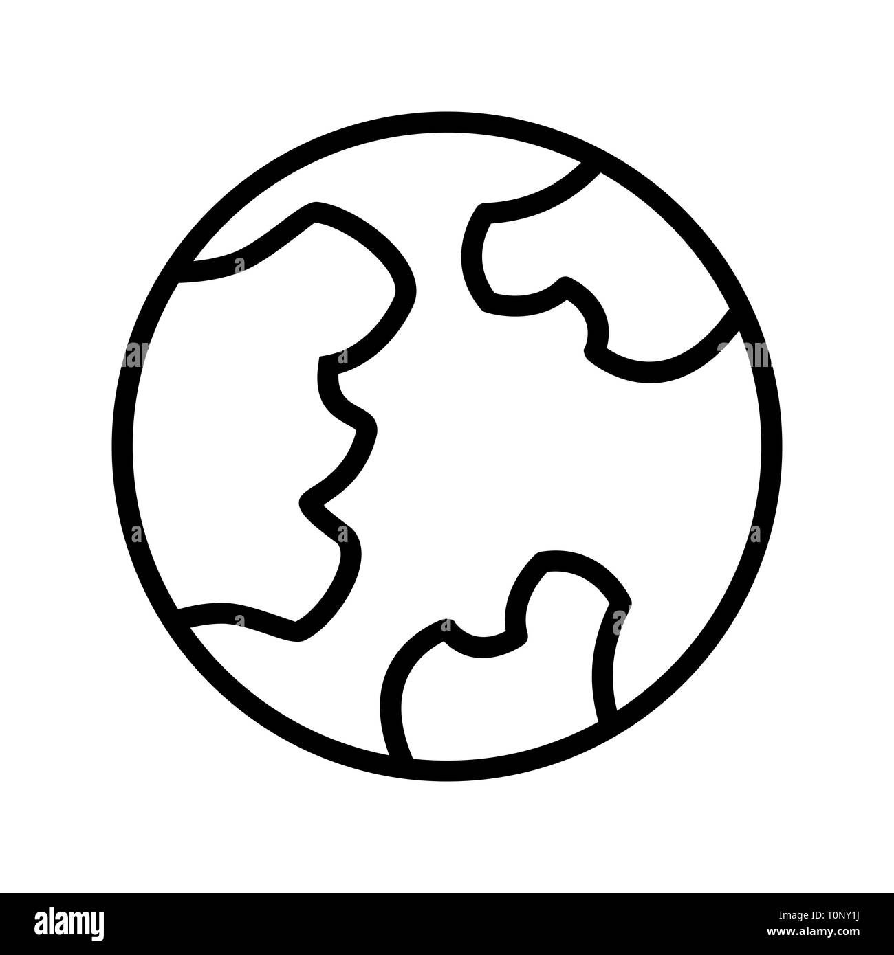 Illustration Globe  Icon Stock Photo