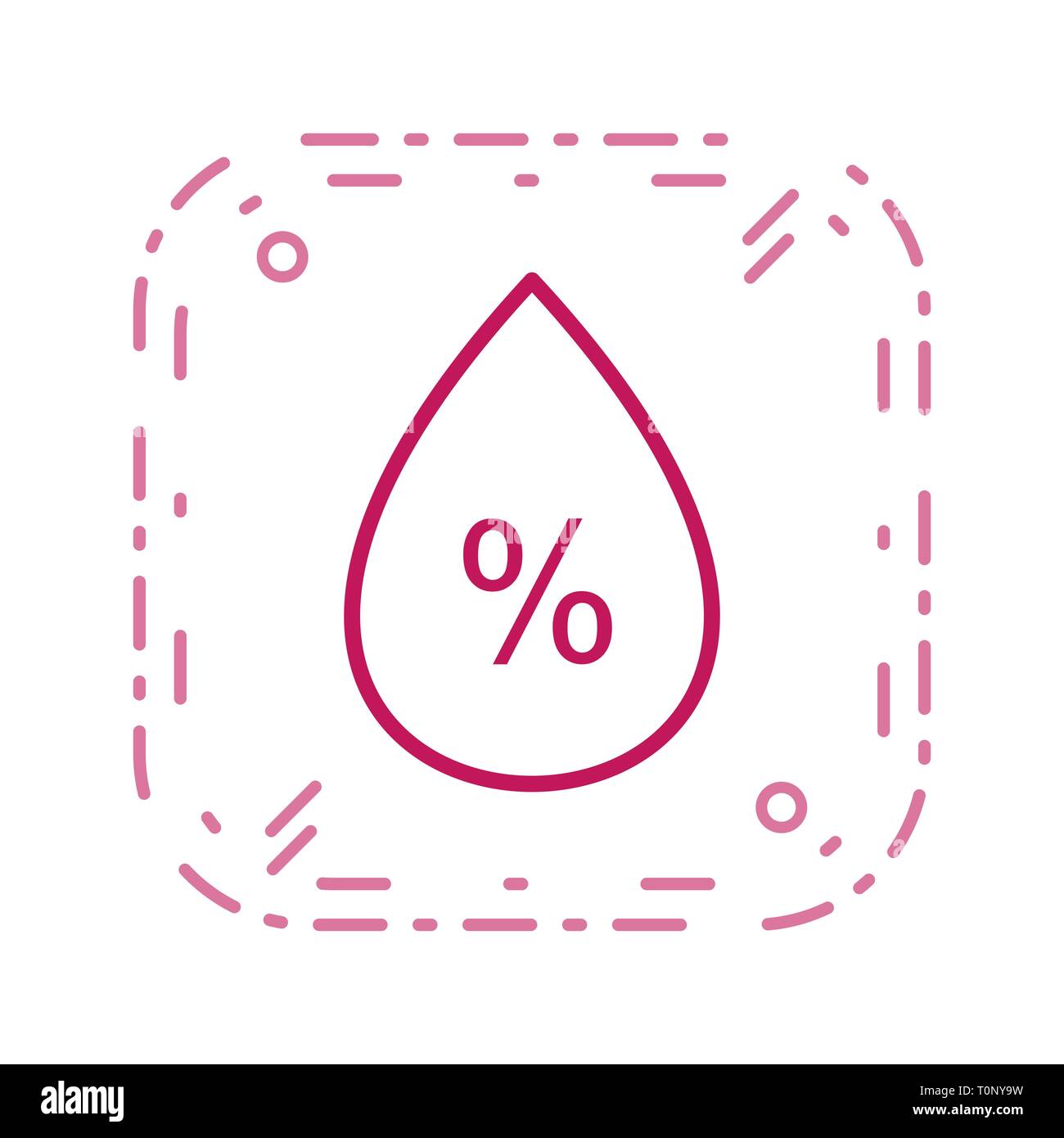 Illustration Humidity Icon Stock Photo - Alamy