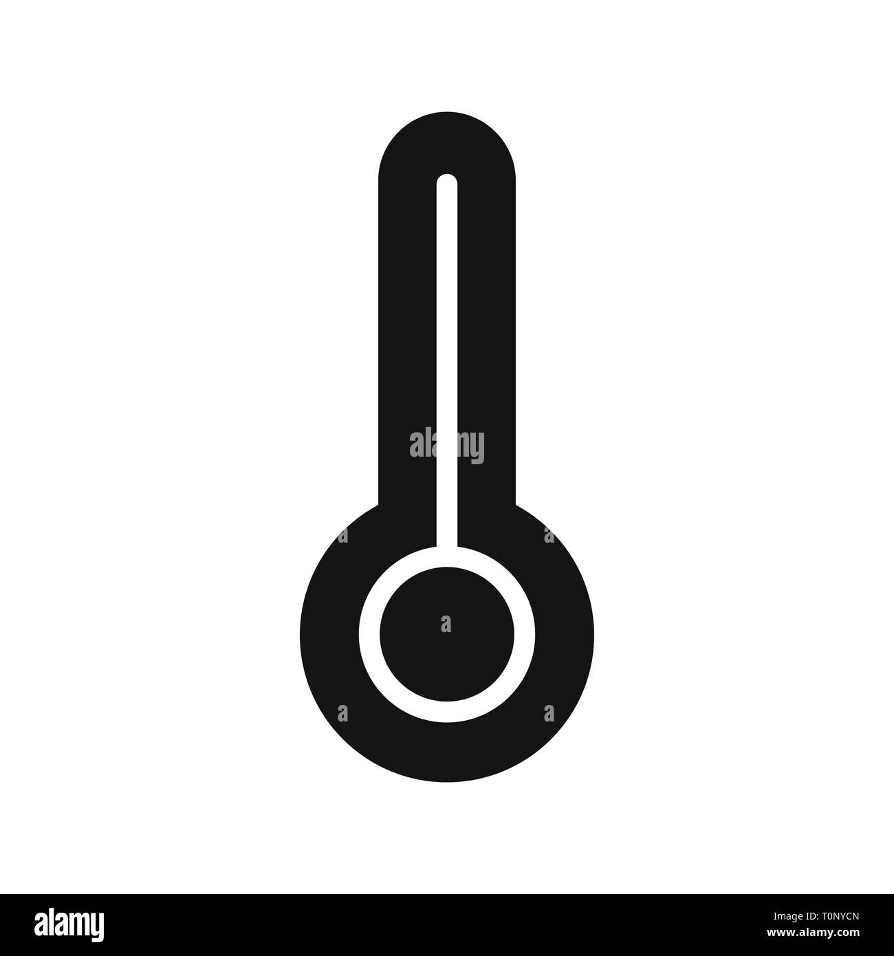 Illustration Temperature Icon Stock Photo - Alamy
