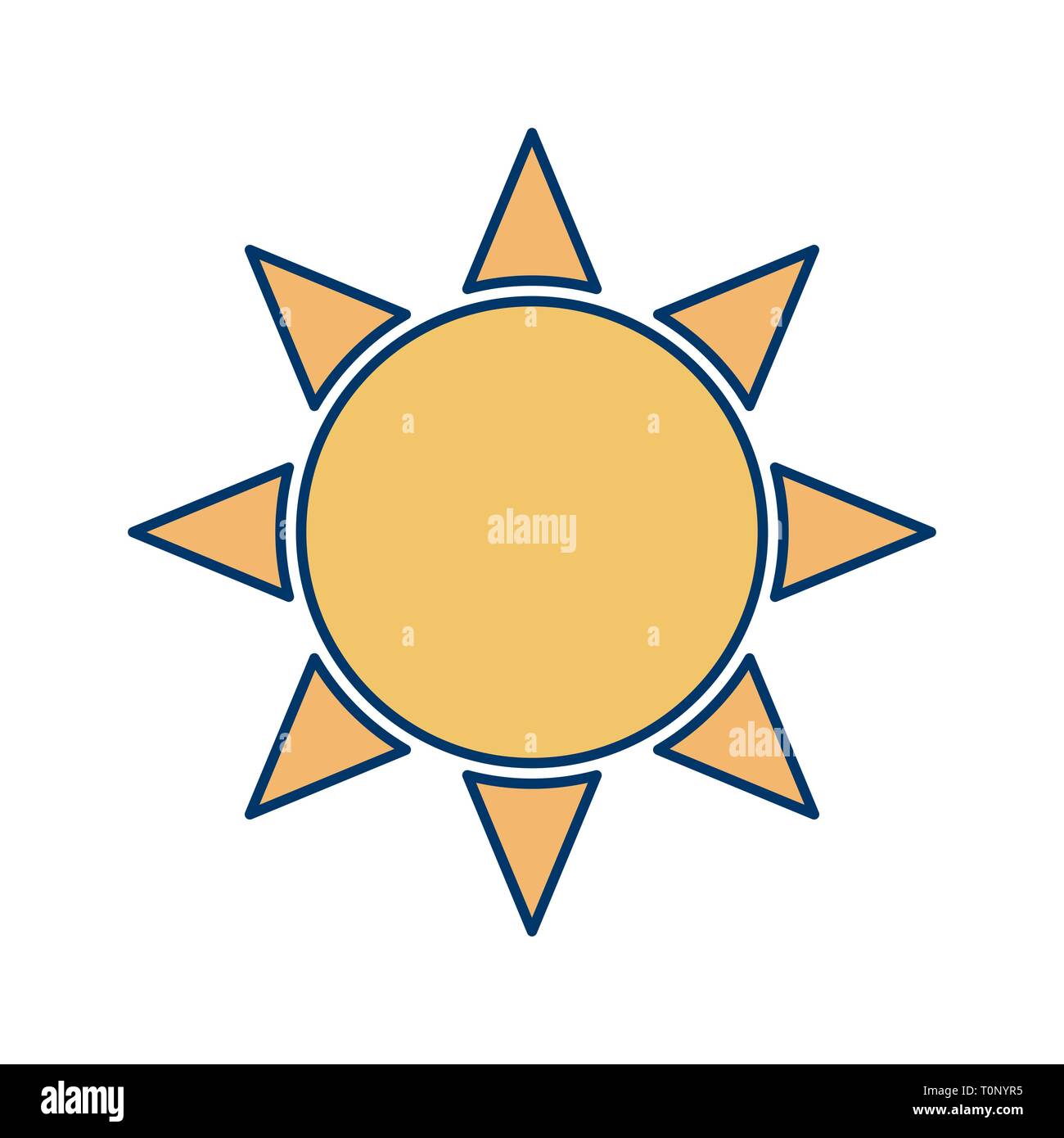 Illustration Brightness Icon Stock Photo - Alamy