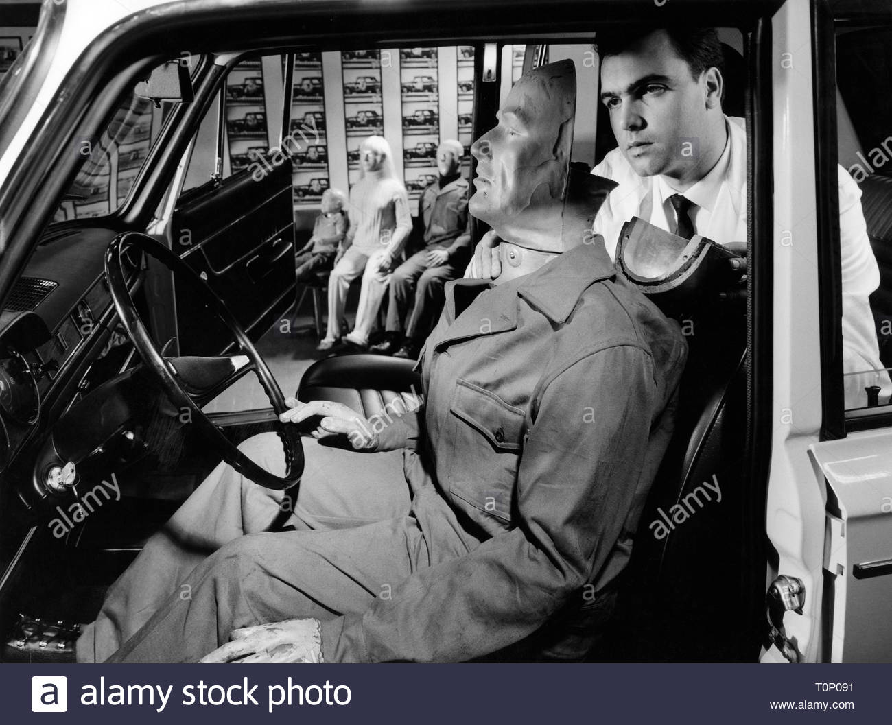 crash test, 1960 Stock Photo