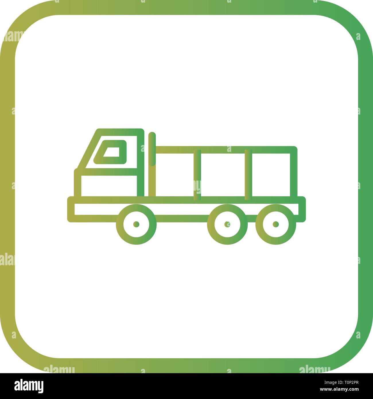 Illustration Dumper Icon Stock Photo - Alamy