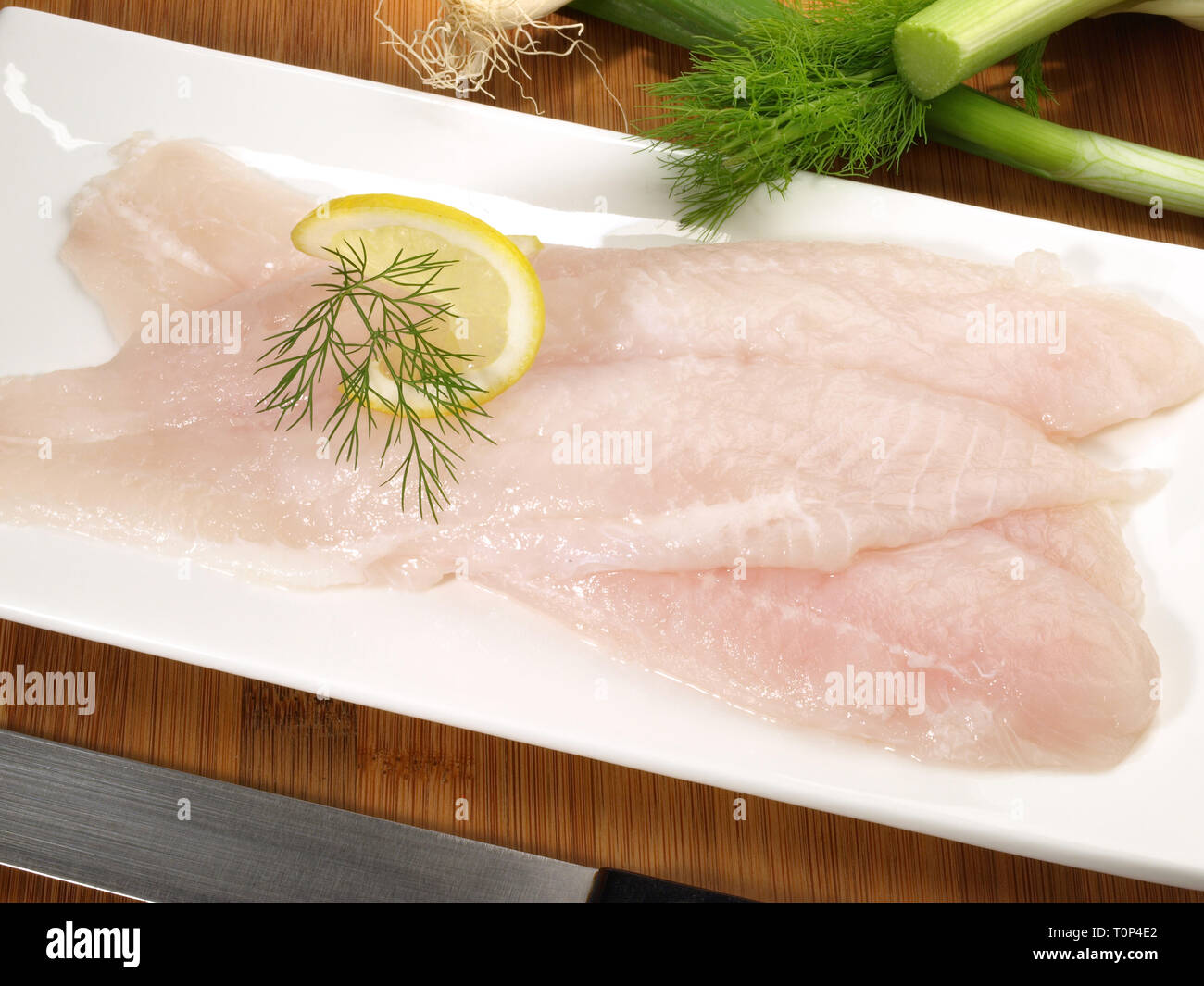 Pangasius Fish Fillet Stock Photo