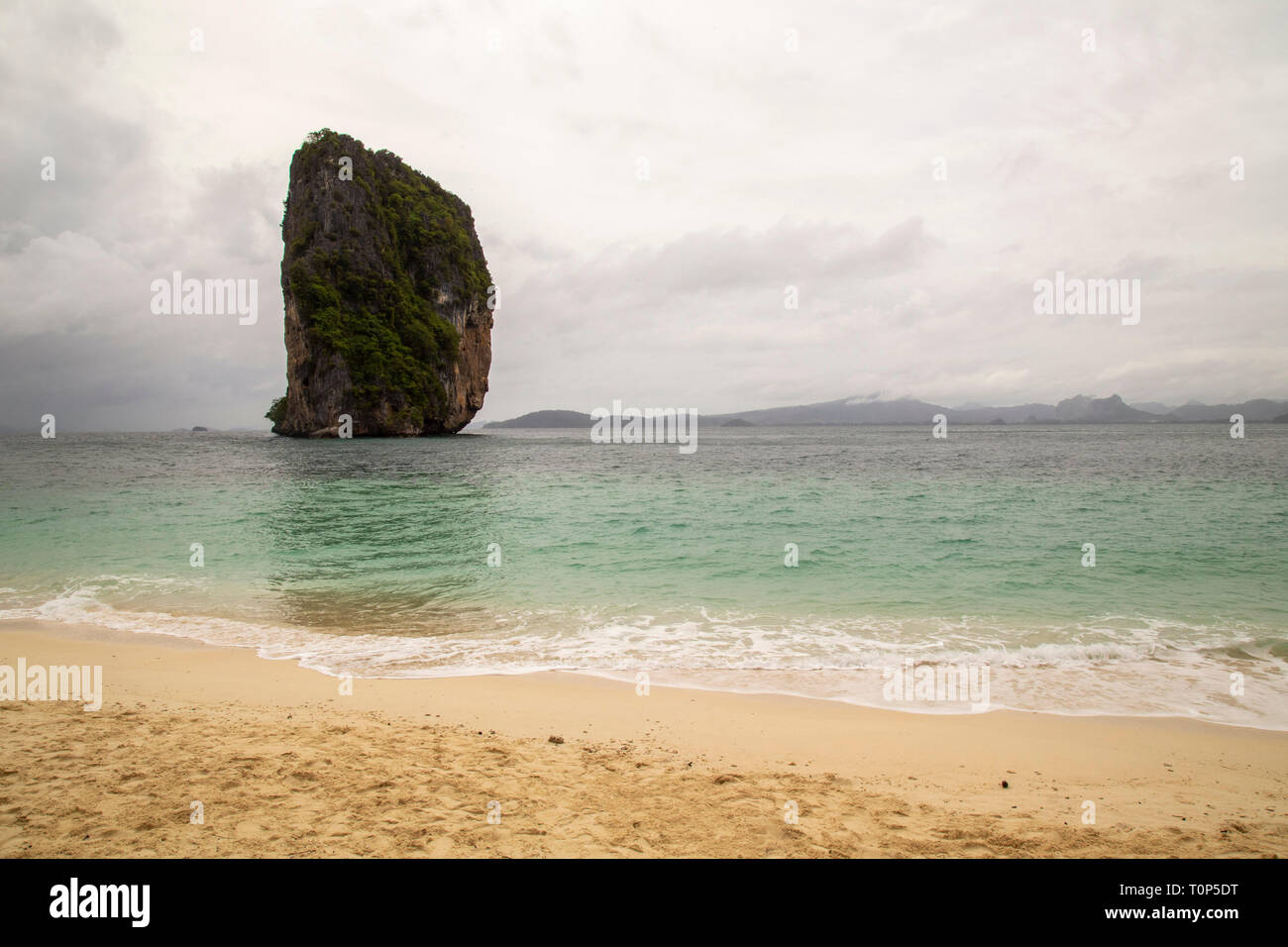 Poda island It is a small limestone island, located just 25 minutes from the Railay Peninsula Stock Photo