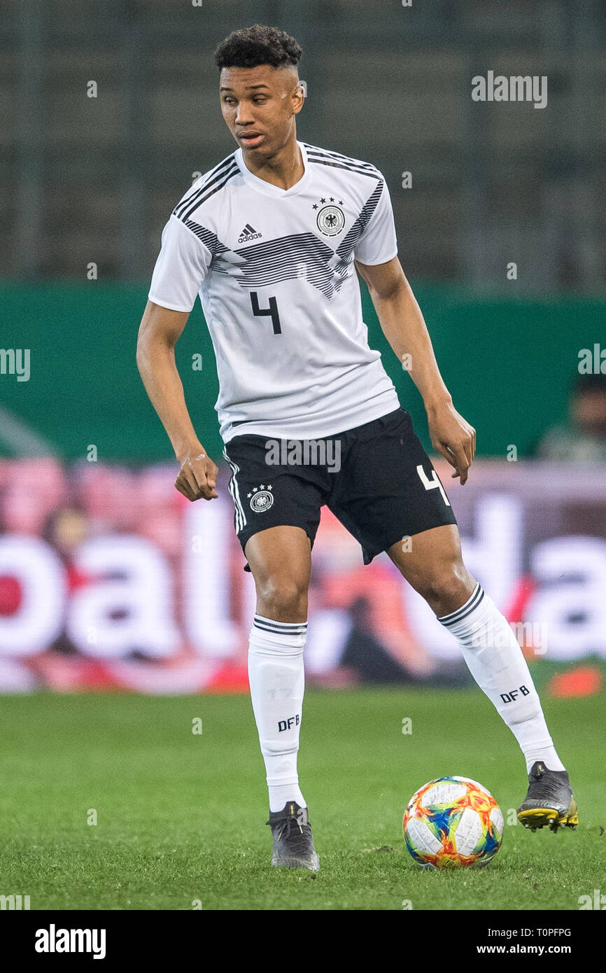 Eat, Deutschland. 21st Mar, 2019. Felix Uduokhai (Germany) GES/Football/Test match: U21 Germany - U21 France, 21.03.2019 Football/Soccer: Test match: Germany Under 21 vs France Under 21, Essen, March 21, 2019 | usage worldwide Credit: dpa/Alamy Live News Stock Photo