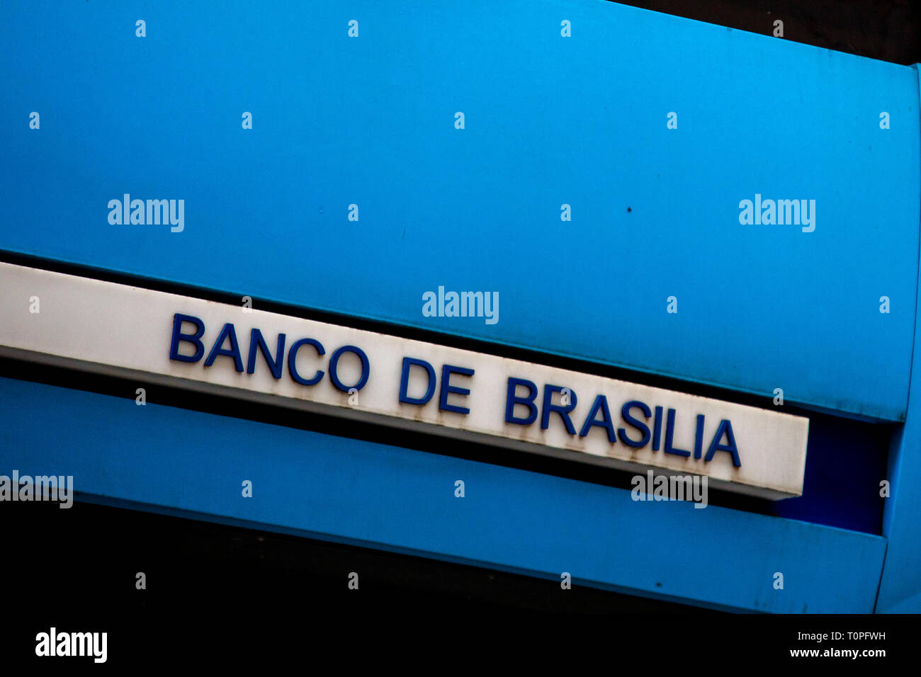 SP - Sao Paulo - 03/21/2019 - Bank of Brasilia Facade Sao Paulo - Facade of Banco de Brasilia in Jose Bonifacio street downtown of Sao Paulo. The bank and target of Operation Circus Maximus whose second phase was launched on the morning of Thursday 21, the operation aims to disrupt a supposed criminal organization installed in the BRB since 2014. Photo: Suamy Beydoun / AGIF Stock Photo