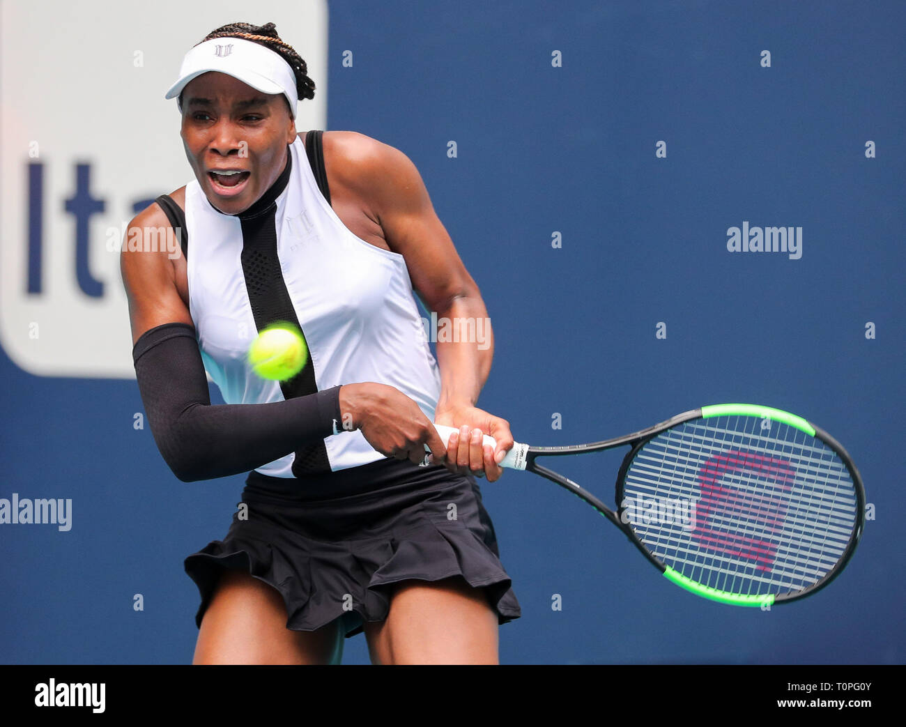 Miami Gardens Florida Usa 21st Mar 2019 Venus Williams