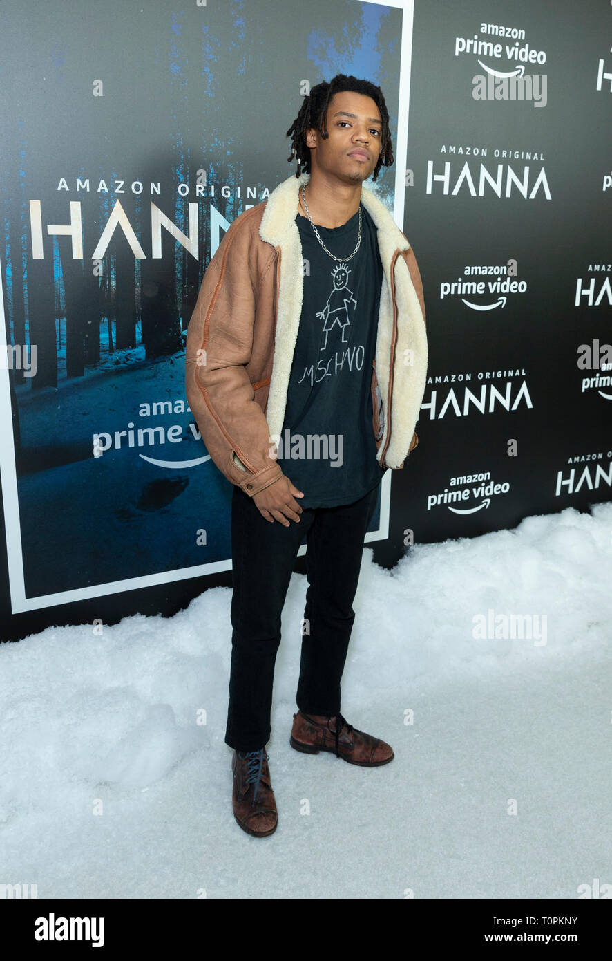 New York, NY - March 21, 2019: Henry Hunter Hall attends season 1 of Hanna launch on Amazon Prime Video at Whitby hotel Credit: lev radin/Alamy Live News Stock Photo
