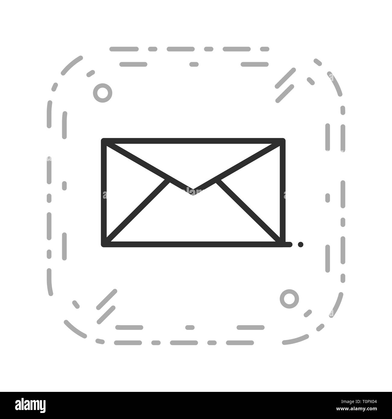 Illustration Inbox Icon Stock Photo Alamy