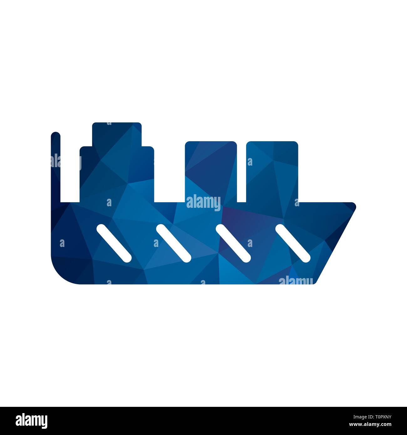 Illustration Ship Icon Stock Photo - Alamy