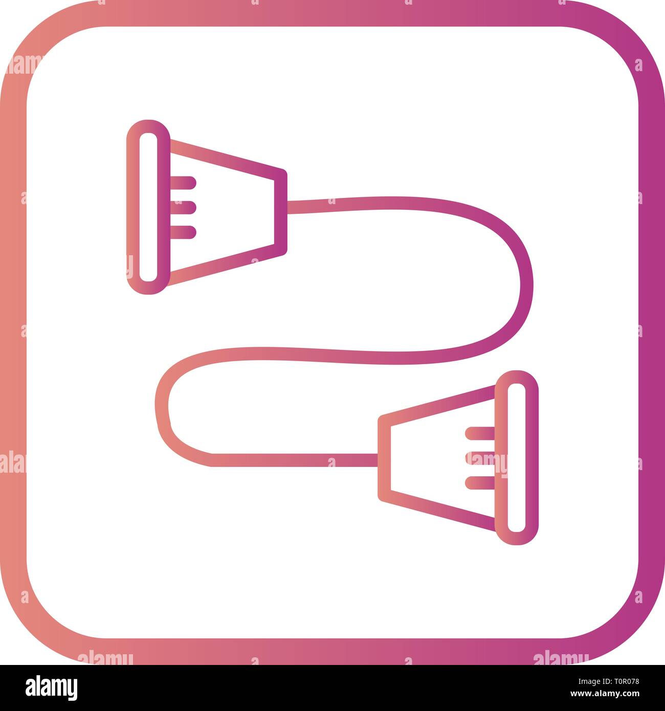 Illustration Strandpulling Icon Stock Photo - Alamy