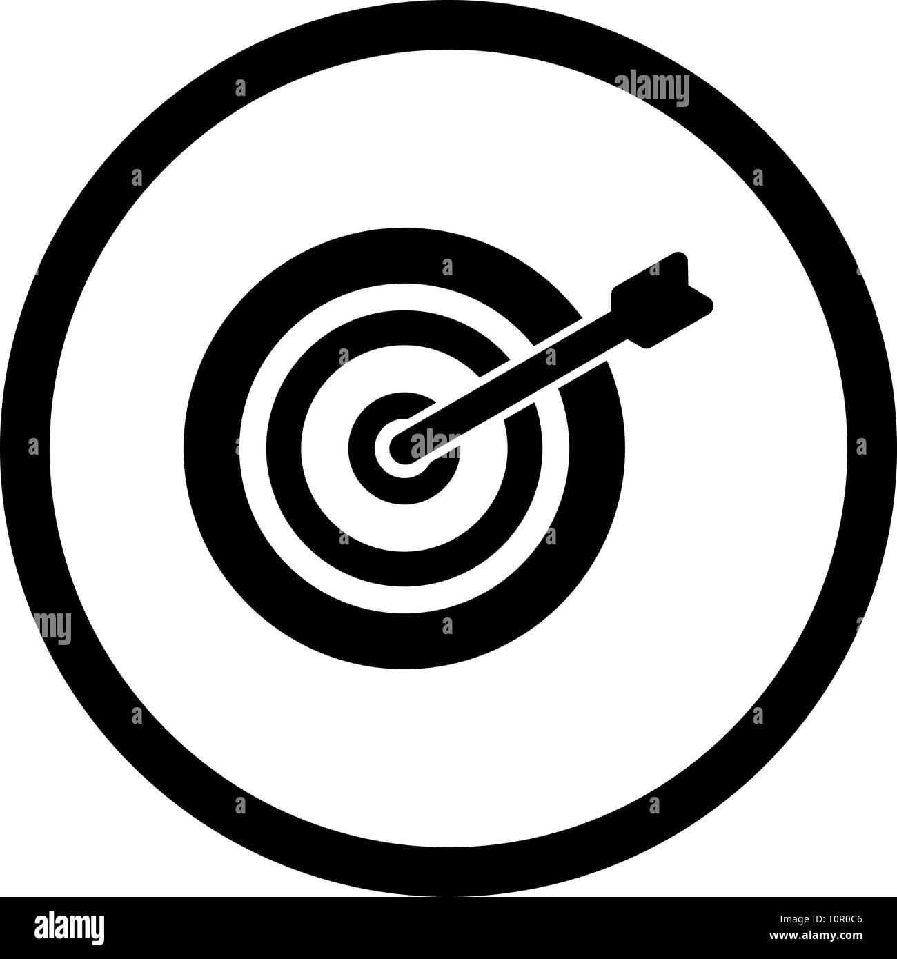 Bullseye Black and White Stock Photos & Images - Alamy